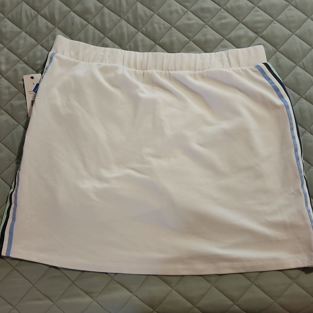 ** SOLD ** NWT "KIM ROGERS" WHITE SKORT SZ L - Picture 5 of 5
